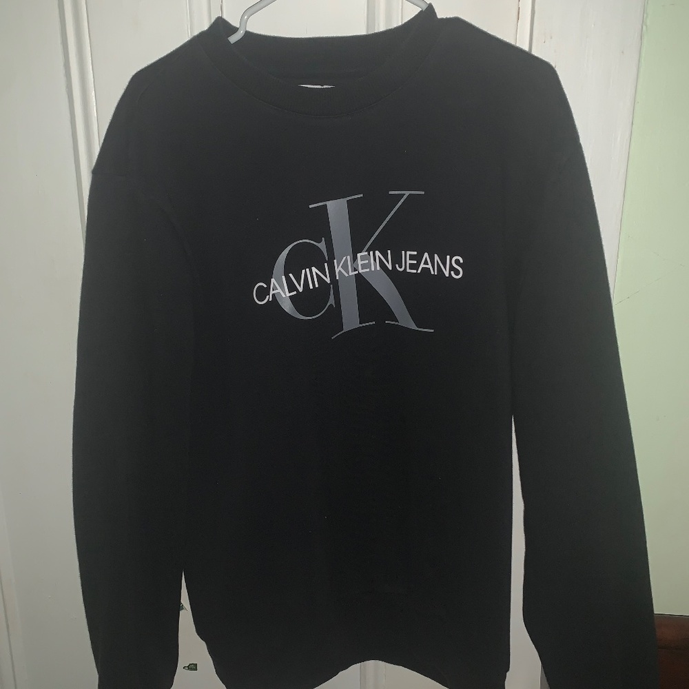 Calvin Klein Mens Pullover Sweatshirt (XL)